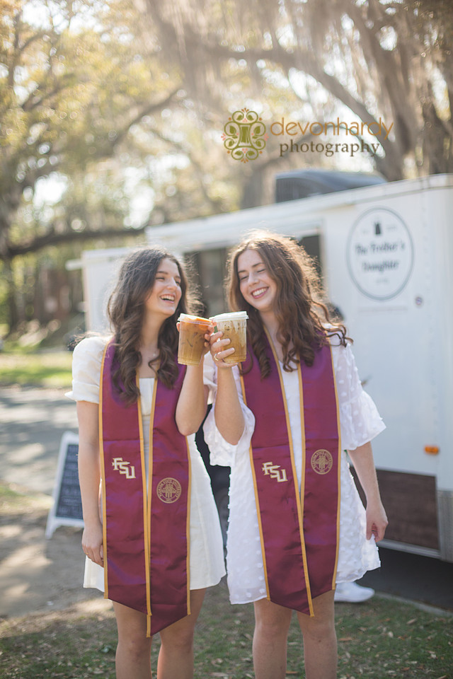 education major, FSU, graduation session, graduate photography, senior portraits, grad sessions, lifestyle photography, The Frother's Daughter, coffee truck
